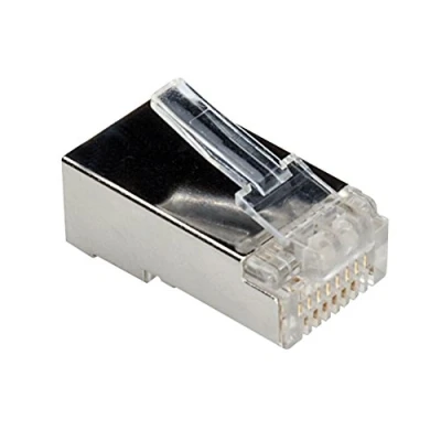 Imagen de Adaptador Roline Cat.6 Modular Plug, Shielded, For Stranded Wire 10 Pcs.