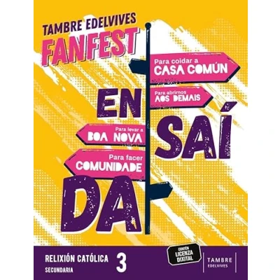 Imagen de Proxecto: FanFest. Relixión Católica 3 ESO 9788490464649