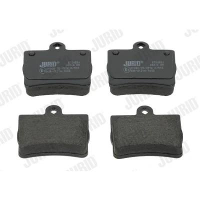 Imagen de JURID 573053J Juego de pastillas freno no preparado para indicador desgaste sin accesorios MERCEDES BENZ: Clase C Berlina, E Coupé