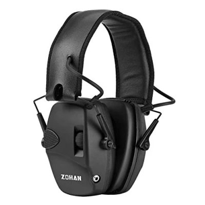 Imagen de ZOHAN 054 Electrónica Cascos Antiruido, Tiro y Caza Proteccion Auditiva, Auricular Táctico de Amplificación Sonido,Ideal para el Deporte al Aire Libre Airsoft