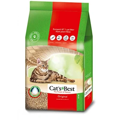 Imagen de Cats Best Arena para gatos aglomerante de madera, Okoplus, 30 l