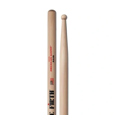 Imagen de Vic FIrth Baquetas de la serie American Sound® AS5B Madera nogal Punta redonda