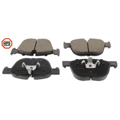 Imagen de MAPCO 6961HPS Juego de pastillas freno Eje delantero preparado para indicador desgaste Chapa antichirridos BMW: X5, X6