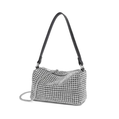 Imagen de Miss Lulu Bolso de Mano Mujer Plateado Fiesta Plata Para Boda, Fiestas