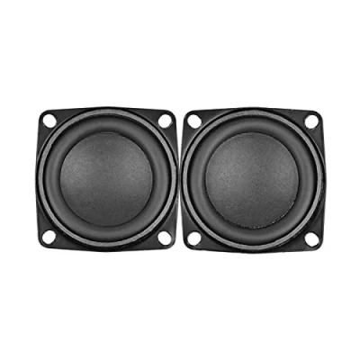 Imagen de UNNIQ 2 altavoces de rango completo pulgadas, 4 ohmios, 10 W, altavoz Bluetooth 53 mm, graves para carga 3, reparación multimedia, audio doméstico, estantería estéreo