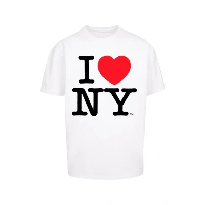 Imagen de Merchcode I LOVE NY Oversize Camiseta estampada, Hombre, Talla: Large, White