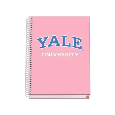 Imagen de DOHE Cuaderno A5 Cuadriculado Encuadernación Espiral, 100 Hojas de 90 g/m², Cuadrícula 5 mm, Tapa Dura, Yale University Pink Lady, Material Escolar Rosa