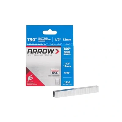Imagen de Arrow 031004 508 Caja de 1250 grapas 12 mm para la grapadora T50