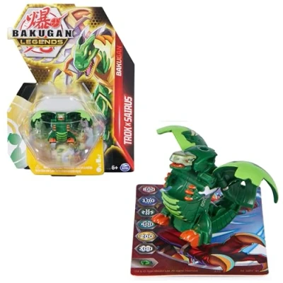 Imagen de Bakugan Legends, Dragonoid X Tretorous, figura de acción coleccionable 5,1 cm y cartas intercambiables, juguetes para niños a partir 6 años