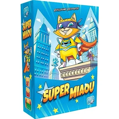 Imagen de Asmodee Space Cow Super Miaou Juegos de Mesa Cartas deckbuilding Familia y niños a Partir 6 años 2 4 Jugadores Versión Francesa