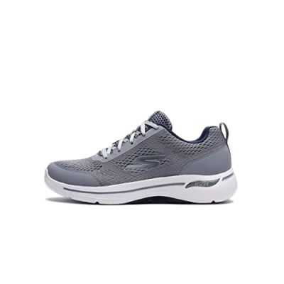 Imagen de Skechers Gowalk Arch Fit Athletic Workout Walking Shoe with Air Cooled Foam, Zapatillas Hombre, Gris Azul Marino, 42.5 EU