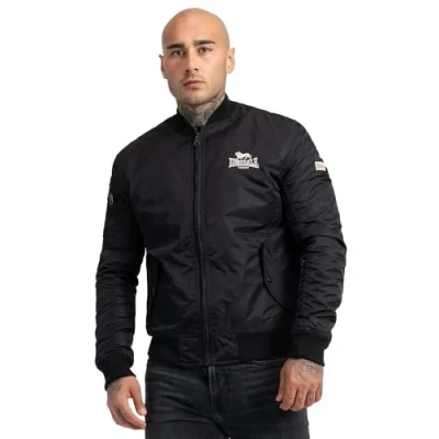 Imagen de Lonsdale Passform TERN HILL Chaquetas bomber, Hombre, Talla: 3XL, Black