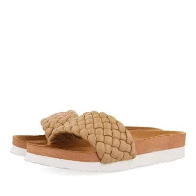 Imagen de Chanclas Nude Tipo Bio con Pala Trenzada para Mujer Menard