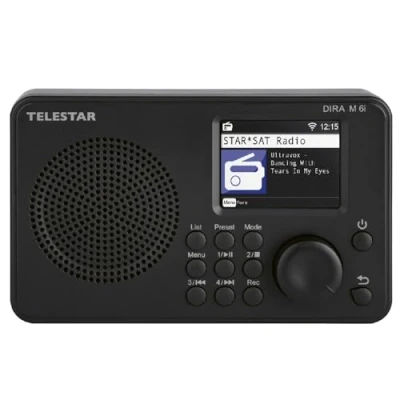Imagen de Telestar DIRA M 6i Radio híbrida (Radio por Internet, Reproductor de música USB, multifunción compacta, Dab+/FM RDS, WiFi, Bluetooth)