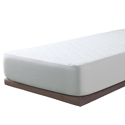 Imagen de Savel Protector de Colchón Acolchado Antiácaros Microfibra Extra Suave Reversible y Adaptable 80x190/200cm (para Camas 80)