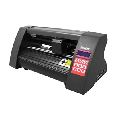 Imagen de PixMax Plotter de Corte Vinilo 51cm Cortador Cortadora con Software SignCut Pro, Hojas Roland,Ojo Óptico+Bolígrafo Soporte para Dibujar GRATIS Compatible Microsoft Windows y Mac