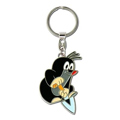 Imagen de Logoshirt Dibujo animado Krtek, el Topo Pala Llavero Key Ring coloreado Diseño original con licencia