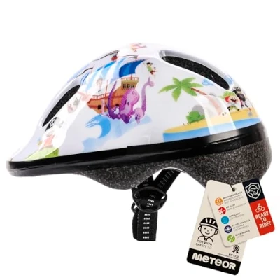 Imagen de Casco Bicicleta Bebe Helmet Bici Ciclismo para Niño Cascos Infantil Patinete Montaña BMX Carretera Skate Patines monopatines MV6 2 (S(48 52cm), Pirate)