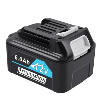 Imagen de iPrize Batería de ion litio repuesto para Makita BL1020B BL1021B BL1040 BL1041B (10,8 V/12 V, 6,0 Ah, litio)