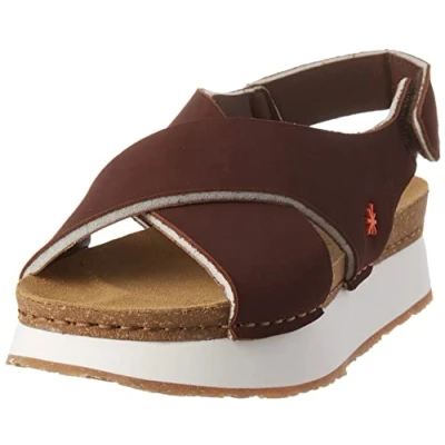 Imagen de Art Mykonos, Sandalia con talón Mujer, Brown, 42 EU