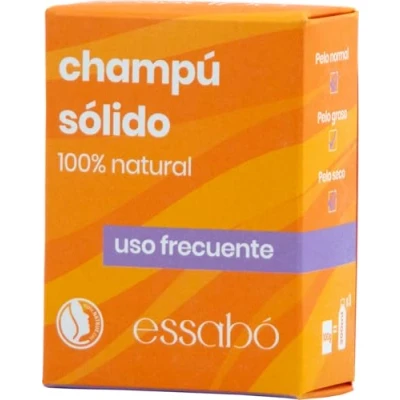 Imagen de Essabó Champú Sólido uso frecuente 100% Natural Base de Manteca Mango y Aceite Ricino Elaborado Artesanalmente Apto para Niños Pieles Sensibles Sin Alérgenos 100 g