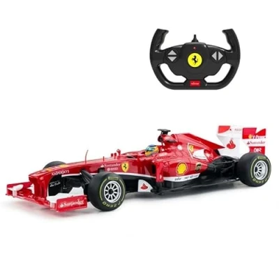 Imagen de Red Ferrari F138 F1 RC Racing Car (Escala 1.12) Licencia Oficial, para Mayores De 6 Años Listo Correr Pilotos Fernando Alonso + Felipe Massa Drive To Surive