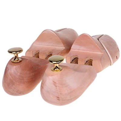 Imagen de HIMRY® 1 Par Hormas de Zapato, Madera Natural, Regulable, hormas, Tensor para el Calzado, ensanchador Calzado. Tamaño 39 40, KXB6000