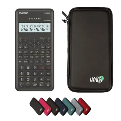Imagen de CALCUSO Paquete Básico negro con Calculadora Casio fx 82 MS 2nd edition