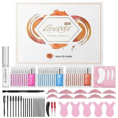 Imagen de Lomansa kit de laminación cejas, levantamiento pestañas, instantáneo para cejas más gruesas con herramientas completas