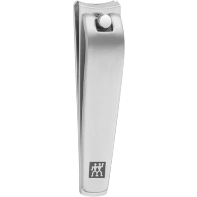 Imagen de ZWILLING Cortaúñas (para uñas de manos y pies, palanca fuerte, filo ligeramente curvado, hipoalergénico), premium, plata, 60 mm