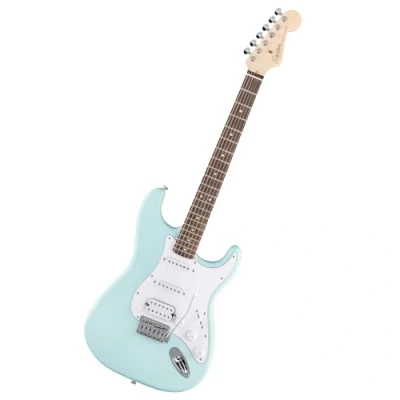 Imagen de Fender Squier Debut HSS Series Stratocaster Guitarra Eléctrica, para Principiantes, con 2 Años de Garantía, Daphne Blue