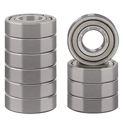 Imagen de XiKe 6202ZZ Rodamiento de bolas 15x35x11mm Doble cierre metálico y acero al cromo Pre lubricados, 6202 2Z Rodamientos rígidos a con juntas, 10 piezas.
