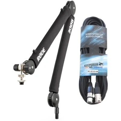 Imagen de Rode PSA1+ PLUS Black Brazo para micrófono (incluye cable XLR keepdrum), color negro