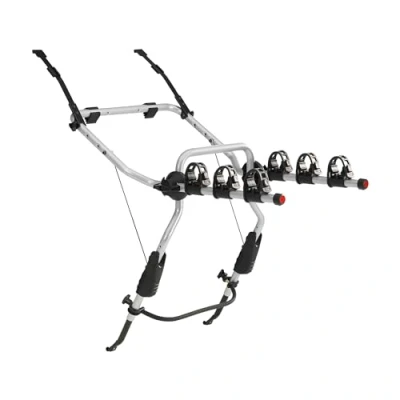 Imagen de Thule ClipOn 3, Portabicicletas colgante, fácil de usar, diseñado para vehículos familiares y cinco puertas (para 3 bicicletas), Référencia 9104