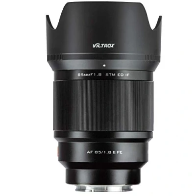 Imagen de VILTROX 85mm F1.8 E Fotograma Completo Enfoque automático Prime Soporte de Objetivo Auto Iris/EXIF para Sony Mount A7 A7R A7C A7III A7RIII A7RIV A9 A5000 A5100 A6000 A6100 A6300 A6400 A6500 A6600