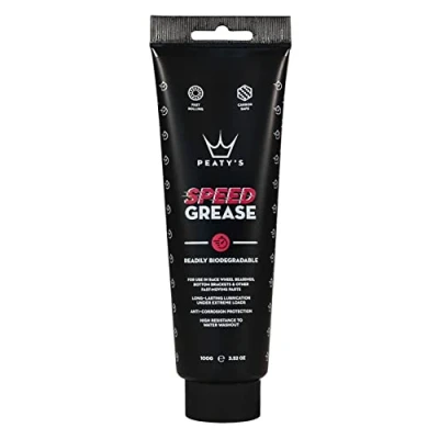 Imagen de Peaty&#039;s Grasa de Velocidad para Bicicleta Lubricante Alto Rendimiento Rodamientos, Bujes y Soporte Inferior, Resistente al Agua Cargas Extremas 100 g