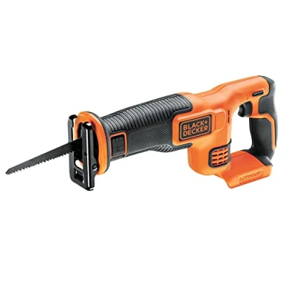 Imagen de BLACK+DECKER Sierra de sable 750 W, Velocidad variable, 2800 rpm, Profundidad del cabezal ajustable, Cambio hoja sin herramientas, Soporte rama desmontable, Incluye 2 hojas, BES301 QS