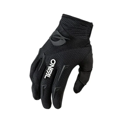 Imagen de O&#039;Neal Guantes de Motocross MX MTB DH FR Downhill Freeride Materiales duraderos y Flexibles, Palma ventilada Elementos Niños Blanco Negro Talla L