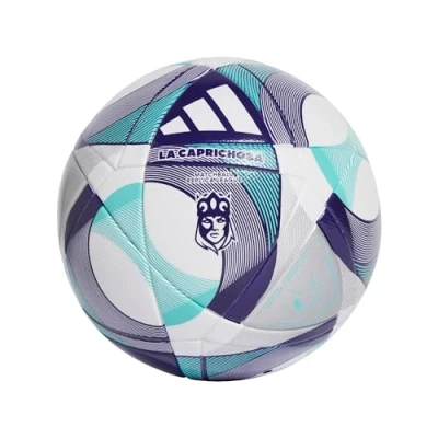 Imagen de adidas Performance Queens League LA Caprichosa Balón de fútbol White pantone silver metallic, Talla: 4, metallic