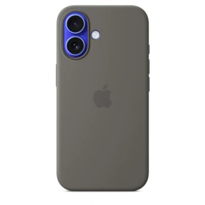 Imagen de Apple Funda de silicona con MagSafe para iPhone 16, Gris piedra