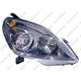 Imagen de PRASCO OP7174903 Faros derecha H7/H1, H7, H1 amarillo para circulación por la con electromotor servomotor reg. alcance luces