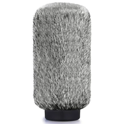 Imagen de NTG3 Filtro Antipop Parabrisas para Micrófono de Escopeta Rode NTG3, NTG2, Sennheiser MKH416 y Micrófonos en un Diámetro 18 24 mm por YOUSHARES(Negro Blanco)
