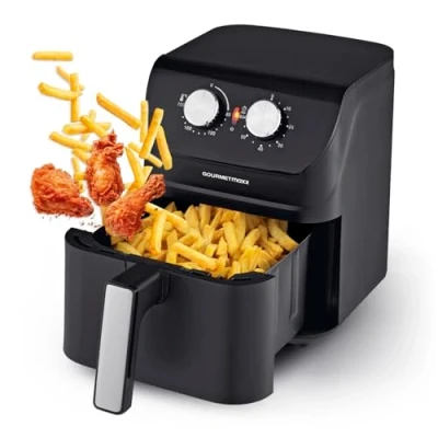 Imagen de GOURMETmaxx freidora de aire caliente 4L Combinación inteligente horno caliente, parrilla &amp; Freír, asar, etc. Preparación que ahorra energía