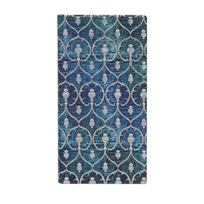 Imagen de Blue Velvet Slim Lined Journal (Elastic Band Closure)