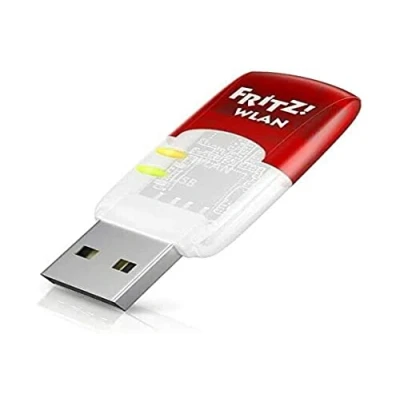 Imagen de FRITZ! WLAN USB Stick AC 430 MU MIMO International Adaptador inalámbrico USB, WiFi banda dual, 433 Mbps en 5 GHz o 150 2,4 GHz, compatible con cualquier router