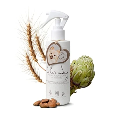 Imagen de Lulu’s Way Acondicionador para Perros Sin Aclarado Natural Desenreda Pelo Largo, Corto y Rizado Piel Sensible Dermatitis Hidrata, Suaviza Mejora el Pelaje Todas Las Razas