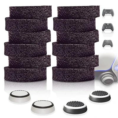Imagen de MatoSan® Thumbstick Juego de Accesorios Tapa Anillo Amortiguador Control Aim Assist para Xbox Switch PS5 PS4 Controller Stick FPS Boost Grip Protective Caps
