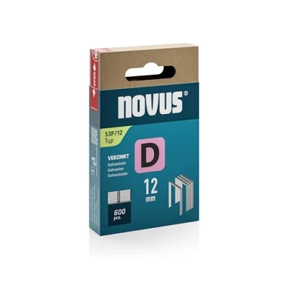 Imagen de Novus Tools 042 0791 Pinza de Alambre Plano D Tipo 53F para Grapas, Gris, 12 mm