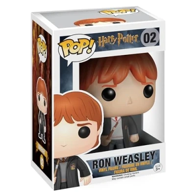 Imagen de Funko POP! Movies: Harry Potter Ron Weasley Figuras Miniaturas Coleccionables Para Exhibición Idea De Regalo Mercancía Oficial Juguetes Niños Y Adultos Fans Movies