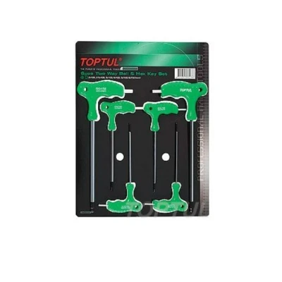 Imagen de TOPTUL GAAS0601 Llave de cubo 2, 2.5, 3, 4, 5, 6 hexagonal